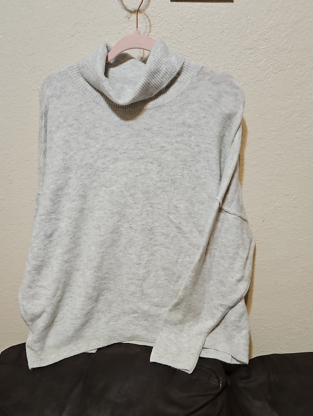 Vince Camuto Light Gray Turtleneck Sweater